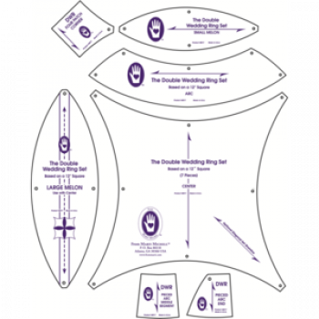 Double Wedding Ring Template Set by Marti Michell